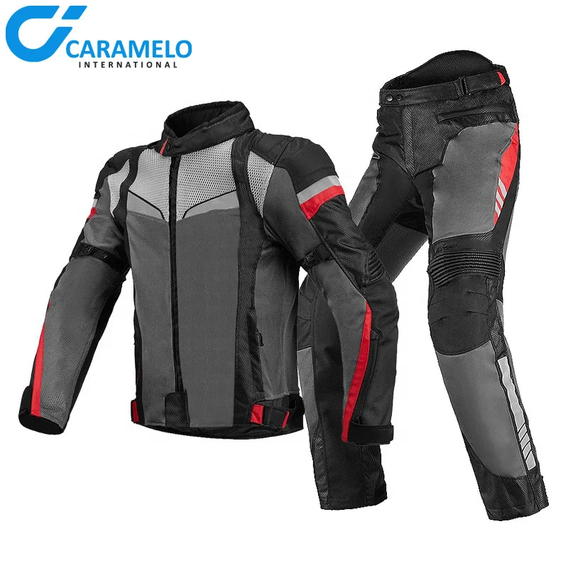 Лучшая цена мужской мотоциклетный костюм Cordura спортивный дизайн на заказ куртка и брюки