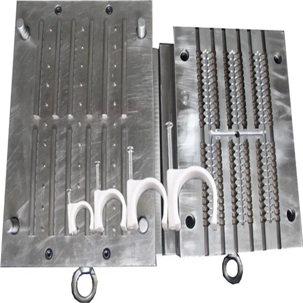 Nail Cable Clip Injection Mould in Taizhou Plastic Auto Cable Clips Mould Design And Making