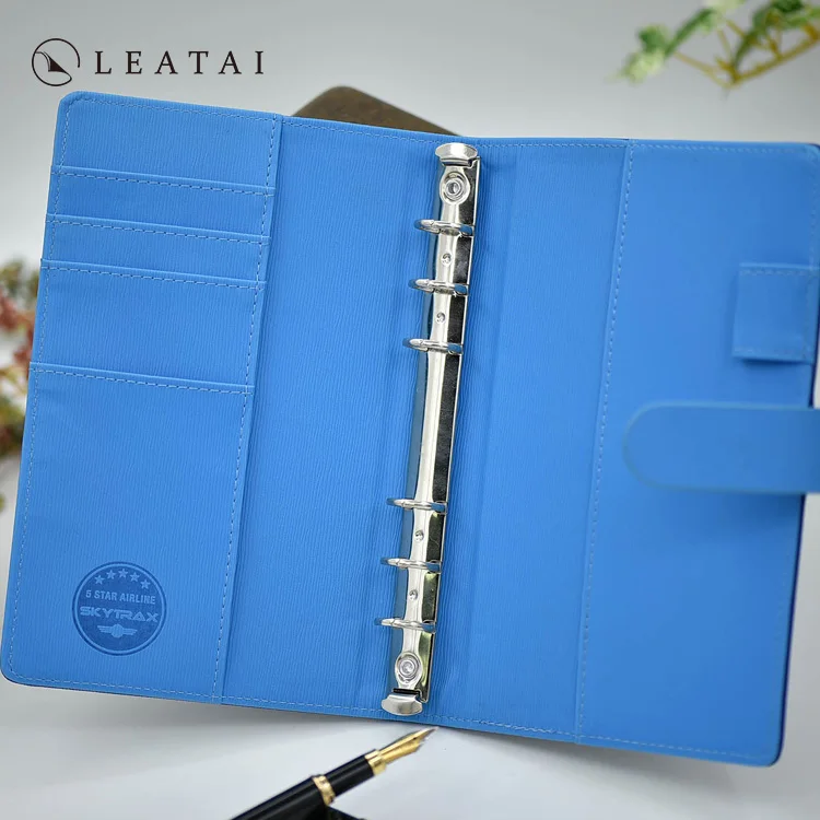 Wholesale small size metal ring binder notebook