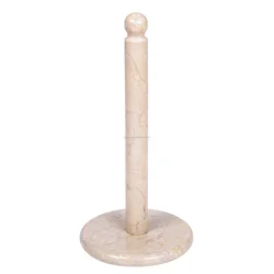 Champagne Marble Deluxe Upright Kitchen Paper Towel Holder Paper Towel Stand Paper Towel Dispenser