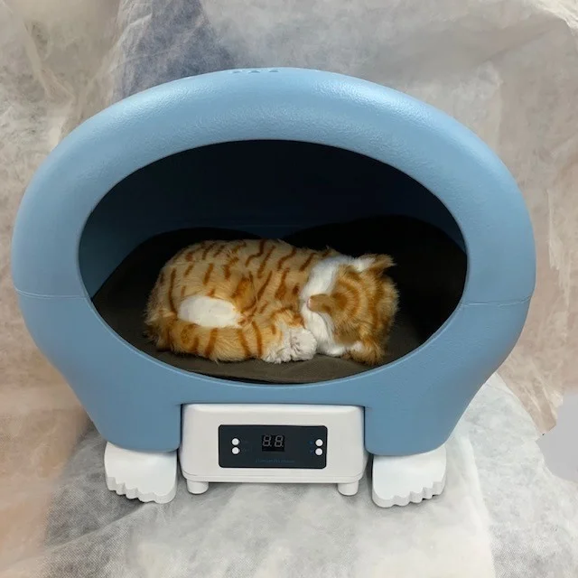 
Heated indoor Portable fancy plastic electric warm and cool pet house for cat or dog 