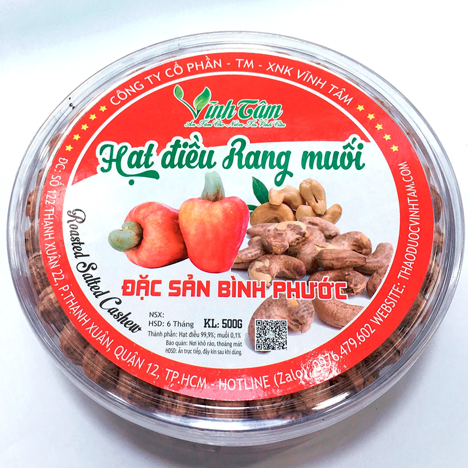 
V-Store Salted Roasted Cashews Fresh Nuts Best High Quality Products From Viet Nam 