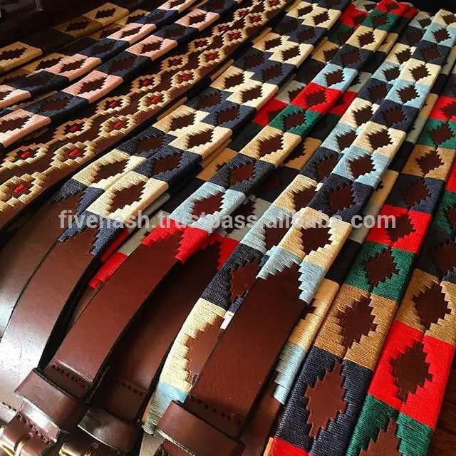 
High quality OEM design leather polo belt 