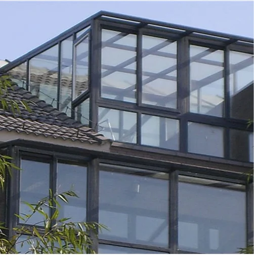 outdoor glass sunroom winter garden aluminum enclosures sunroom prefabricated aluminium prefab houses