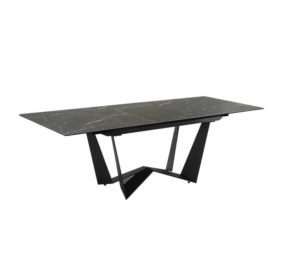 Extendable Foldable Dining Room Furniture Space Saving Center Opening Auto Liftup Extension Dining Table