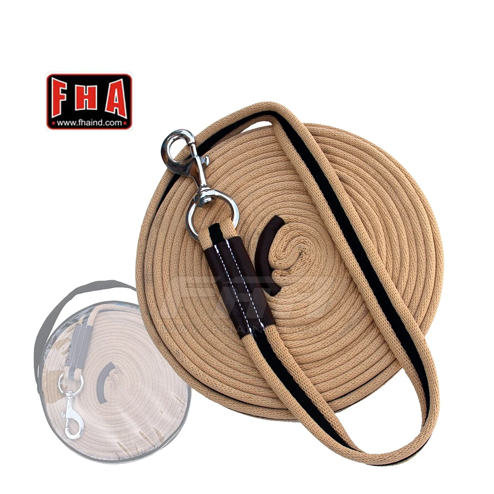 Horse Equipment Lunging Line High Quality and Durable Lunging Reins Available in Wholesale Price Manufactured in Pakistan