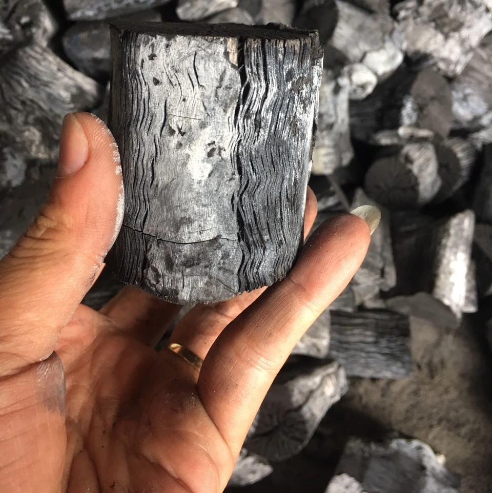 Vietnamese smokeless white charcoal at best price binchotan lychee - natural lychee white charcoal for sale