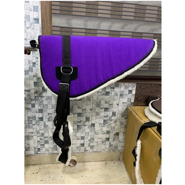 Bareback Pad Top quality custom Saddle Pad Western Bareback Saddle Pad Leather For Horse Riding from Erum Overseas