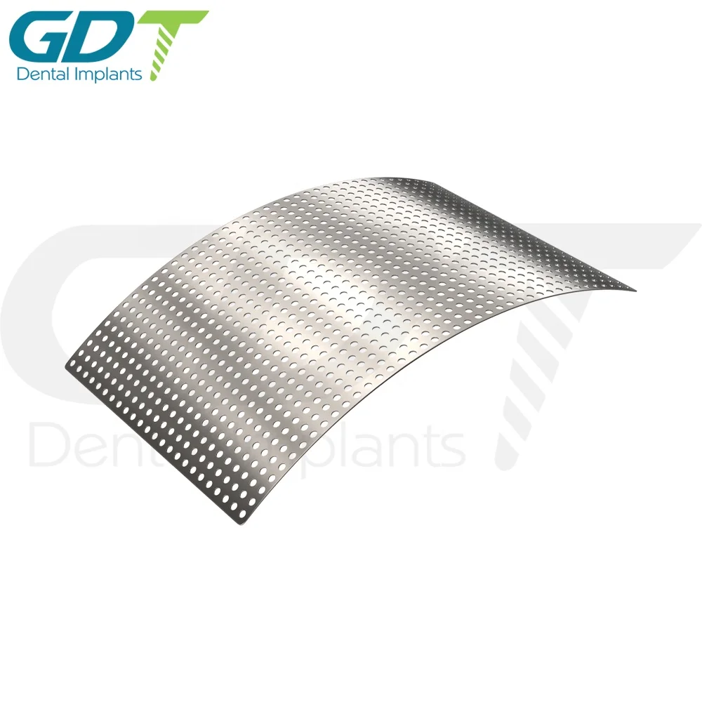 GBR Titanium Mesh Membrane Barrier, Hole - 0.6mm Surgical Tool Dental Implant, Israel Made
