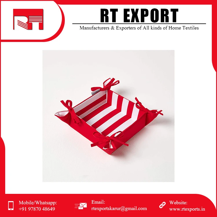 Rectangle Food Storage Best Cotton Bread Basket Buy at Affordable Price .