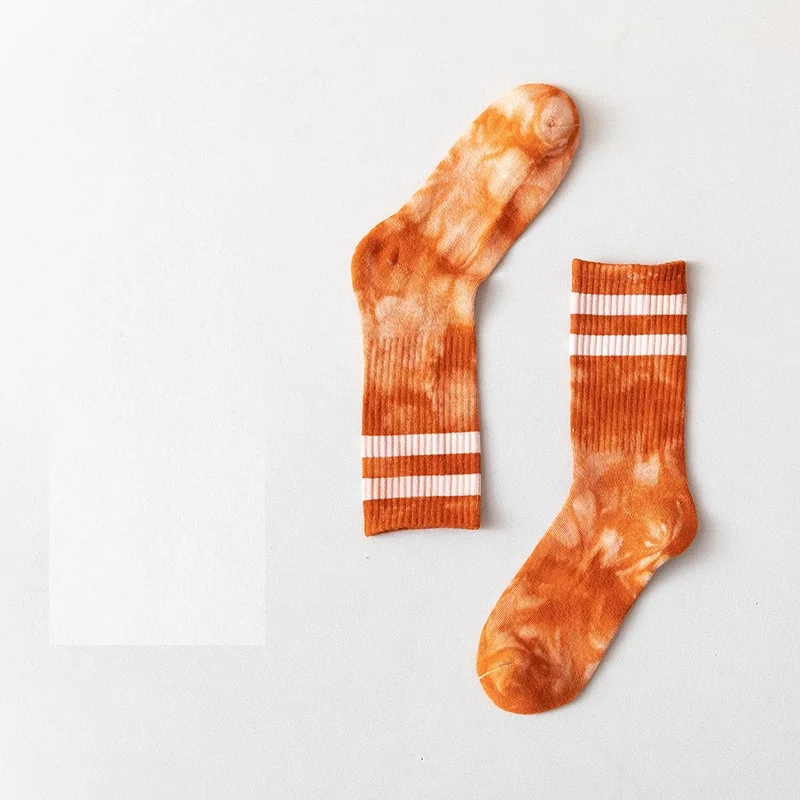 Носки мужские хлопковые, трикотажные короткие штаны с принтом в полоску, на осень и зиму