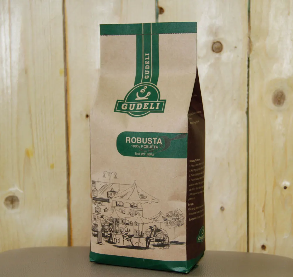 
Vietnamese Robusta roasted coffee beans GUDELI coffee 