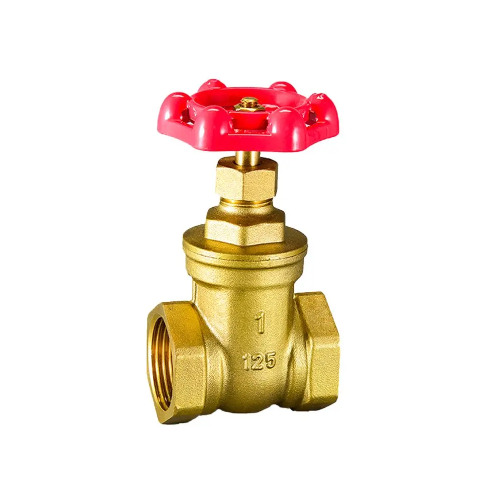 Медный задвижной клапан в современном дизайне с внутренней резьбой BSP для водопроводной трубы