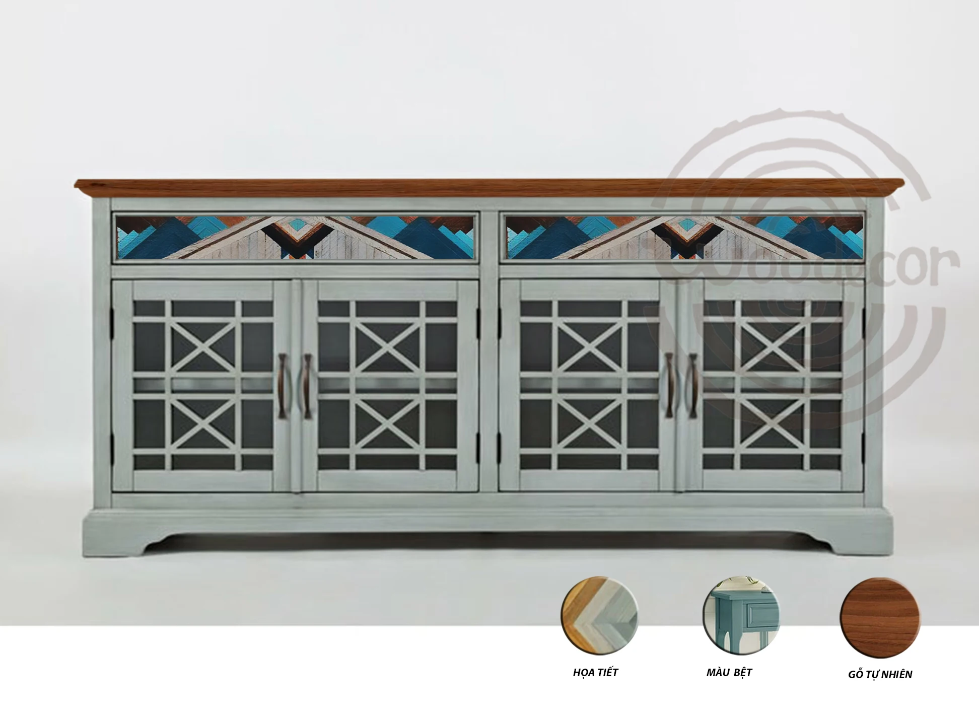 Best Price Modern Design Buffet Cabinet Dining Room With 100% Origin Raw Material From Vietnam