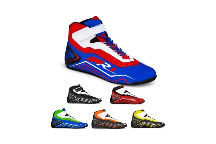 2021 Racing Shoes Digitally Printed Kart auto racing shoes