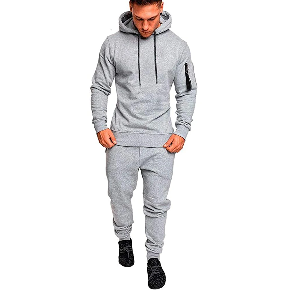 Высококачественная одежда для тренажерного зала, новинка, белые мужские спортивные костюмы с длинным рукавом, приталенные, одежда для упражнений