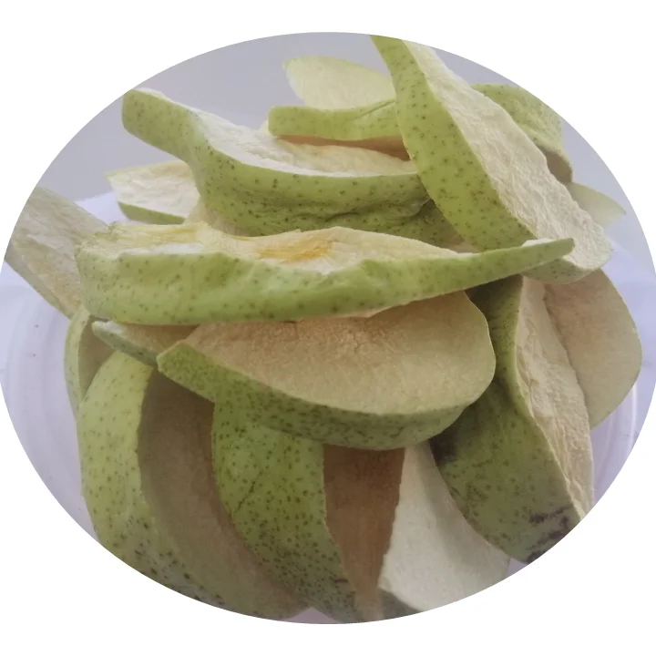 Best Quality Natural Freeze Dried Pear in bulk Dried Pear Healthy Crunchy Snack Wholesale supplier dried fruit OEM
