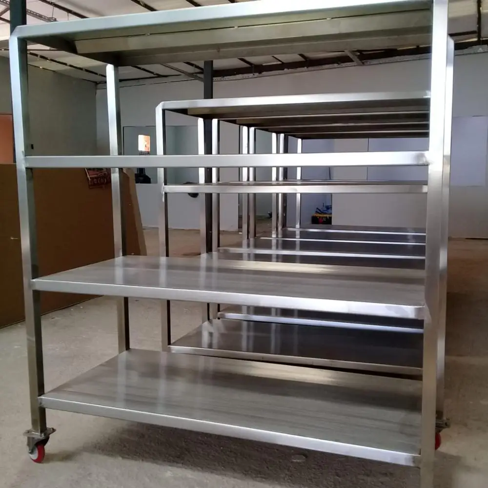 
 Тележка для переноски сыра из нержавеющей стали  