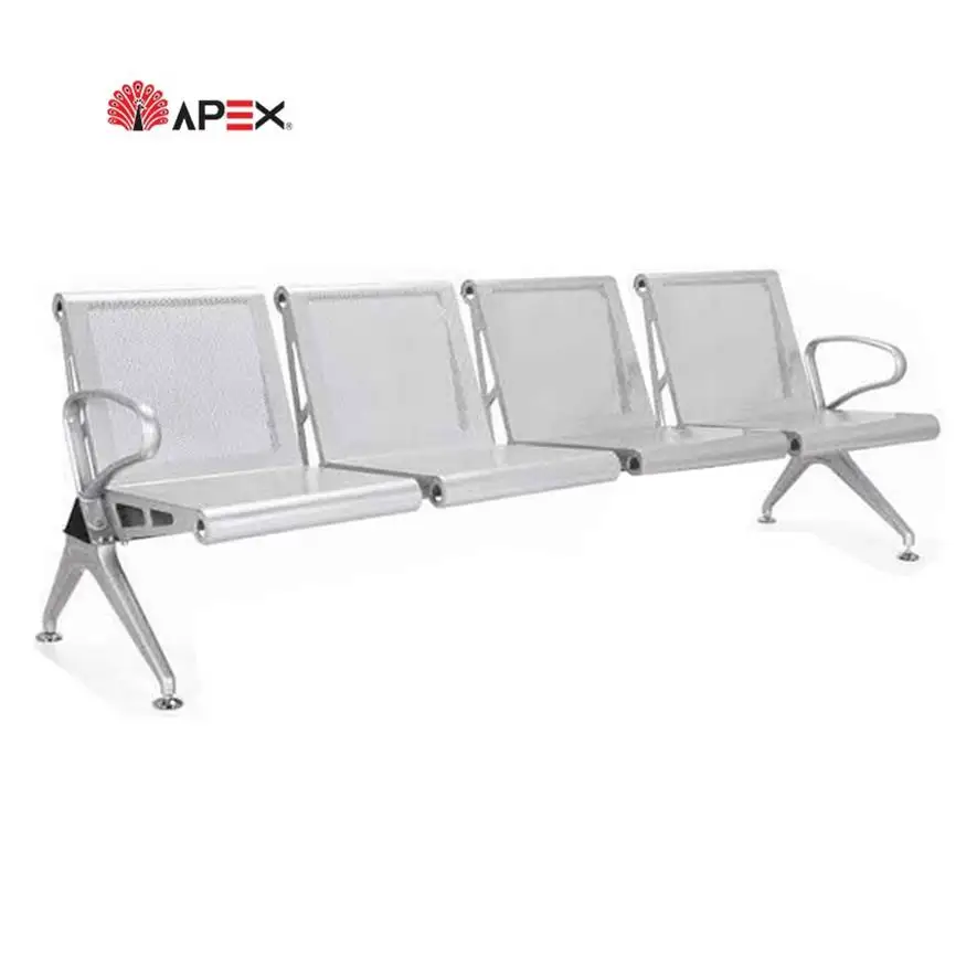 Top Quality Latest Design Reception Bench 4 Seaters Link Chair for Waiting Room Clinic Hospital Airport