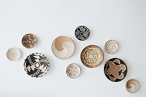 New collection 2022 Seagrass wall decoration - Basket / pattern 20 / handmade decorative accents / dongdoexport