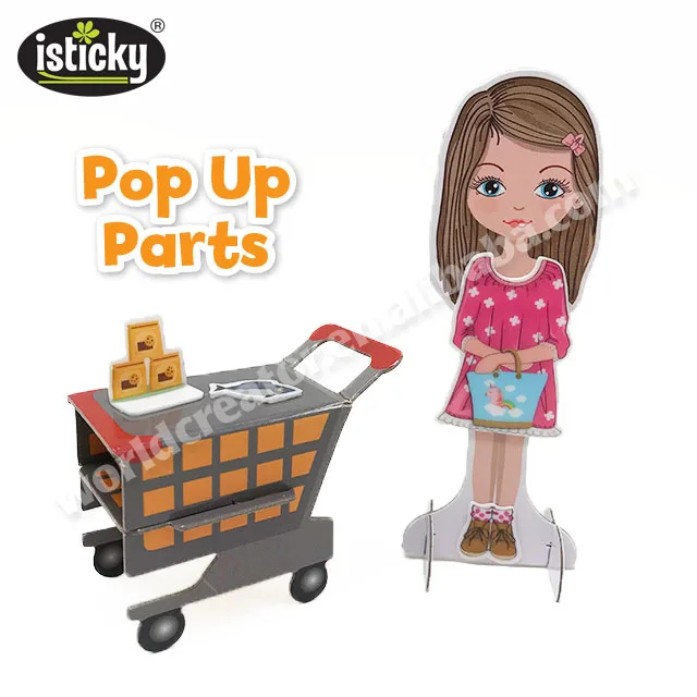 
TPE Sticker Custom Promotional Toy Book for Kids 