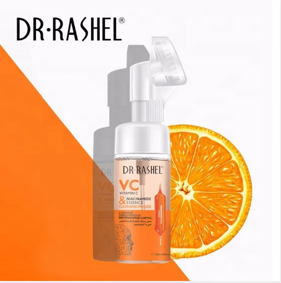  Оптовая продажа очищающее средство для лица с витамином C глубоко поры Отбеливающее увлажняющее натуральное умывания oem женщин и мужчин