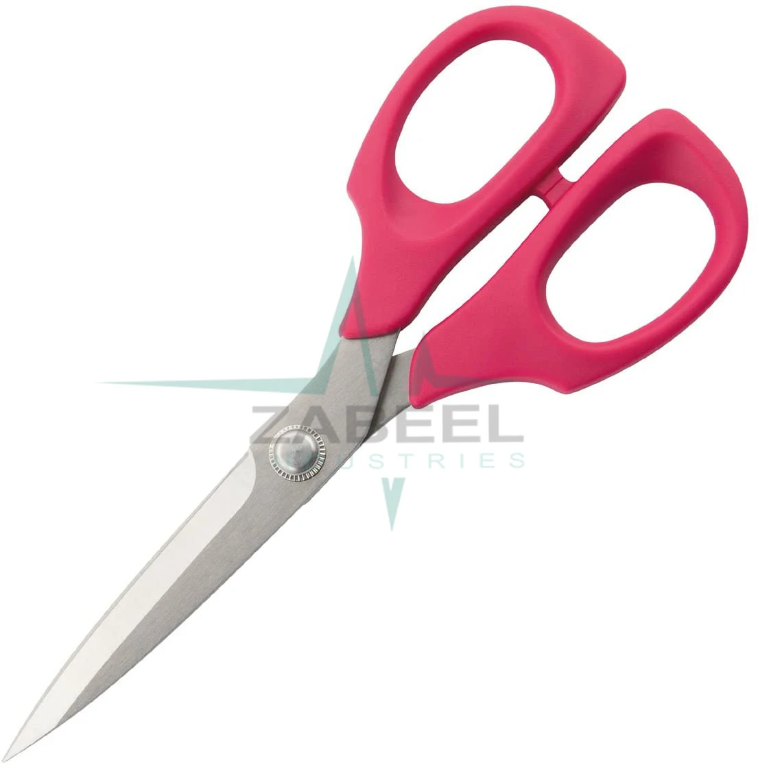 New Model Multi Purpose Scissors With Safety Cap Pink Plastic Handle Scissors