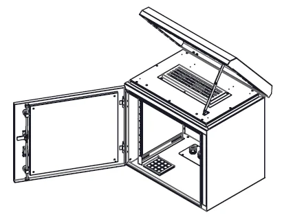 
High Quality 7U 9U 12U Wall Mounted Outdoor Cabinet 