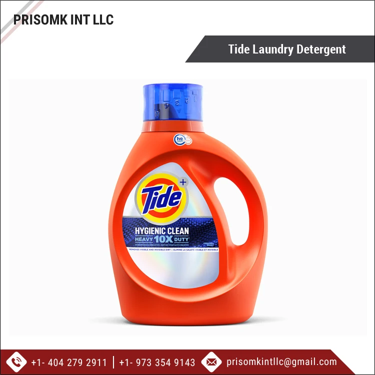 Bulk Quantity Exporter of Best Quality Household Chemicals Tide Laundry Liquid Detergent for Clothes Washing