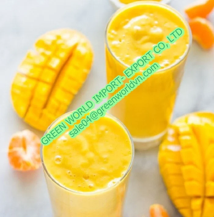 
Замороженное пюре манго-целлюлоза манго-Горячая цена-Премиум качество-100% органический-натуральный сладкий 