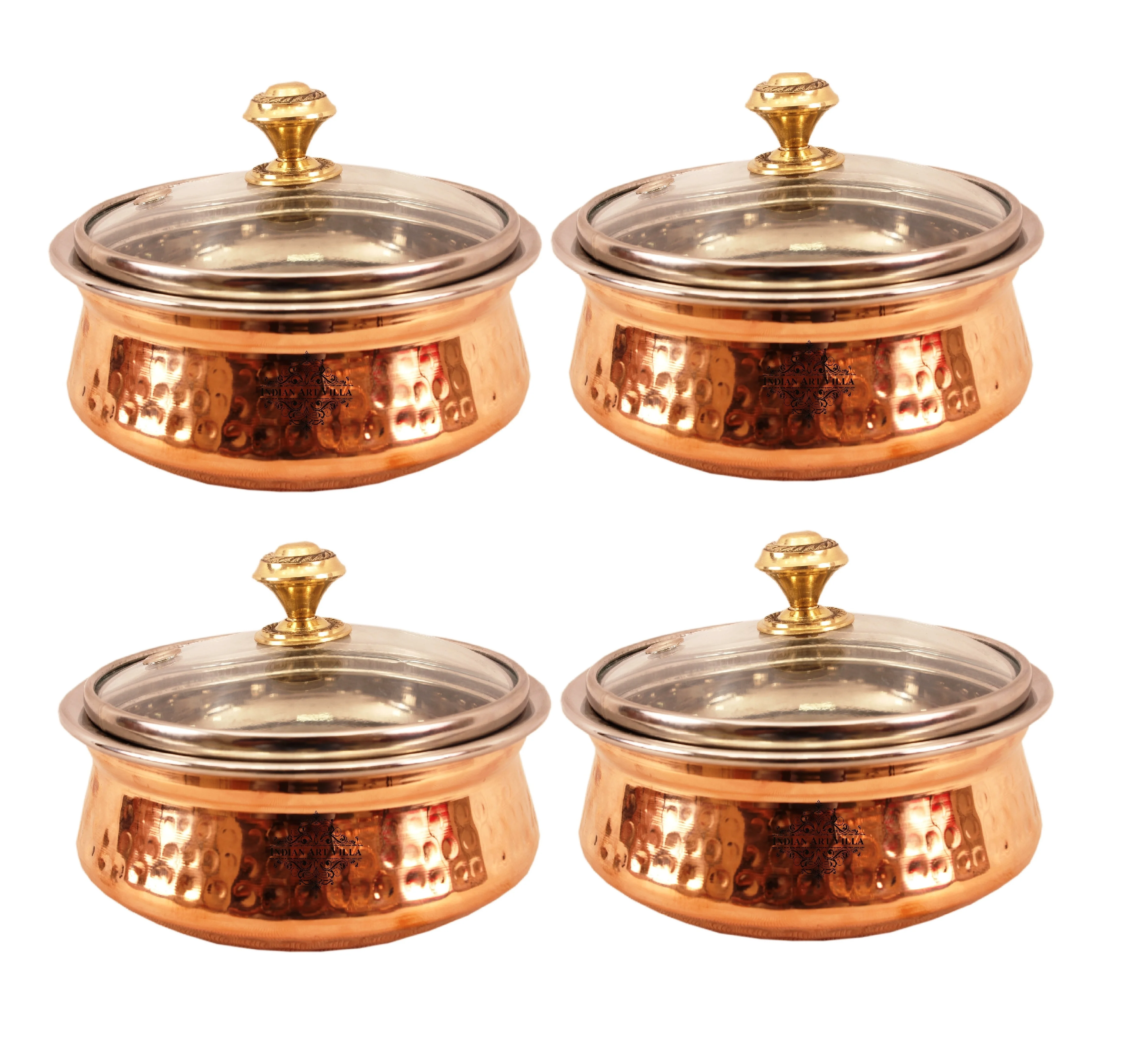 Steel Copper Handi For Cooking At Discount Price Best Quality Casseroles Custom Made Cookware Manufacturers From India 400 Ml