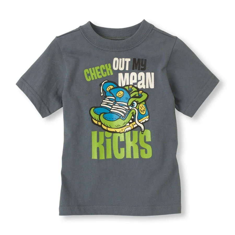 Boys t shirt kids clothing casual wear toddler tops custom graphic tees for children baby clothes summer cotton dresses
