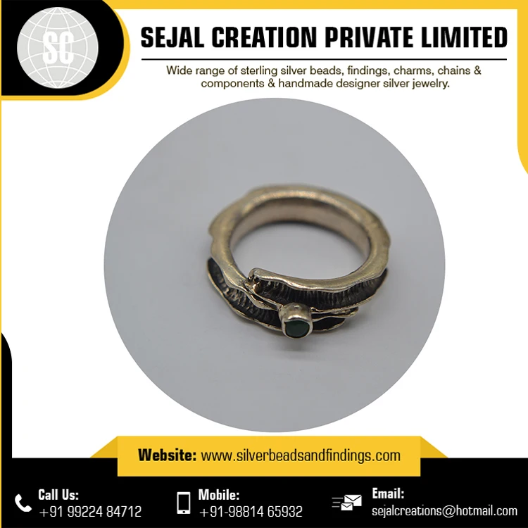 925 Sterling Silver Tribal Women Jewelry Rings