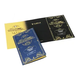 Customized Matte Lamination invitations card folding greeting invitation cards