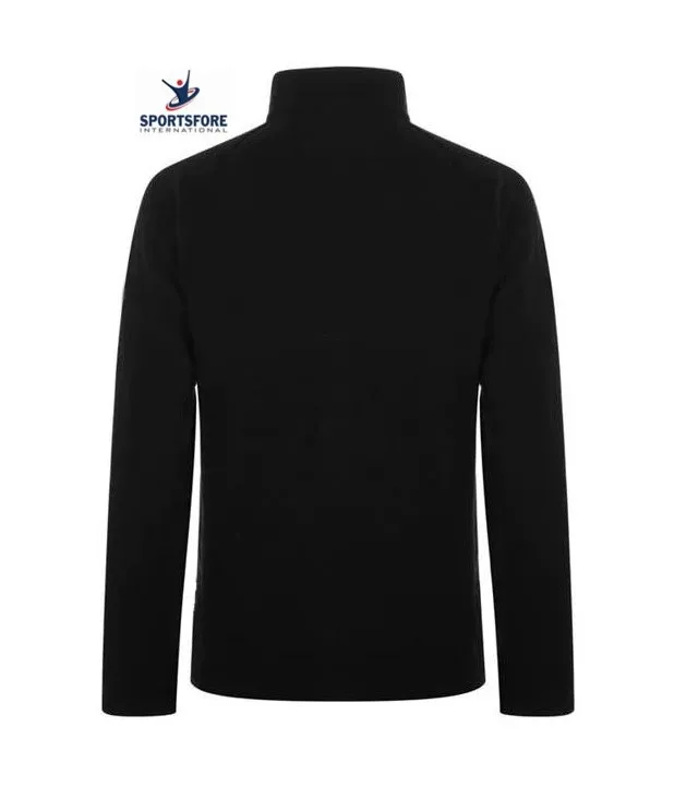 Mens Raglan Sleeve Gym Top Long Sleeves Full Zip Three Zip Pockets Jersey Fleece Jacket Top