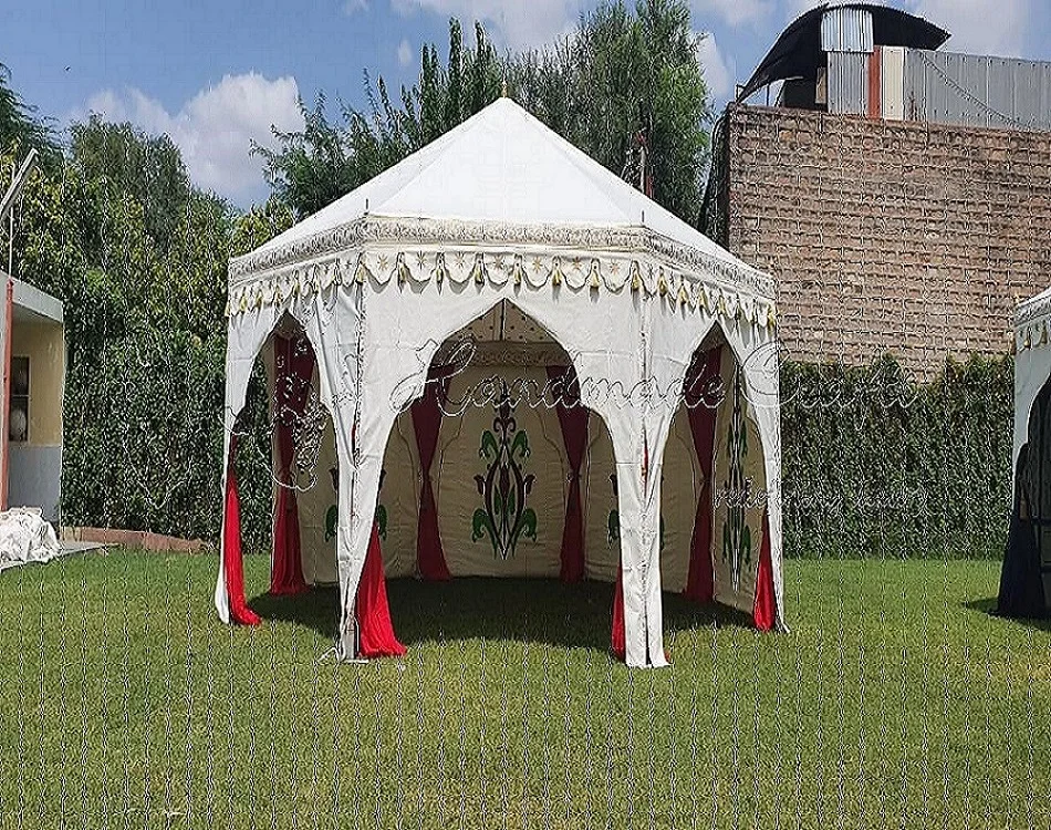 5 м 6 м оттоманский индийский павильон Jodhpuri Rajasthani, садовый тент для праздника, вечеринки, свадьбы