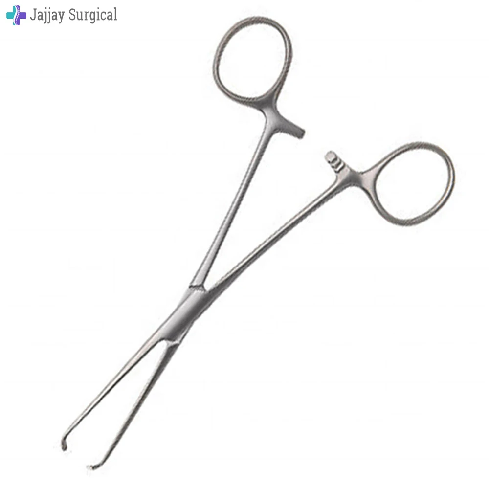 Щипцы для салфеток Allis с зубцами 4x5 16 см хирургические инструменты медицинские