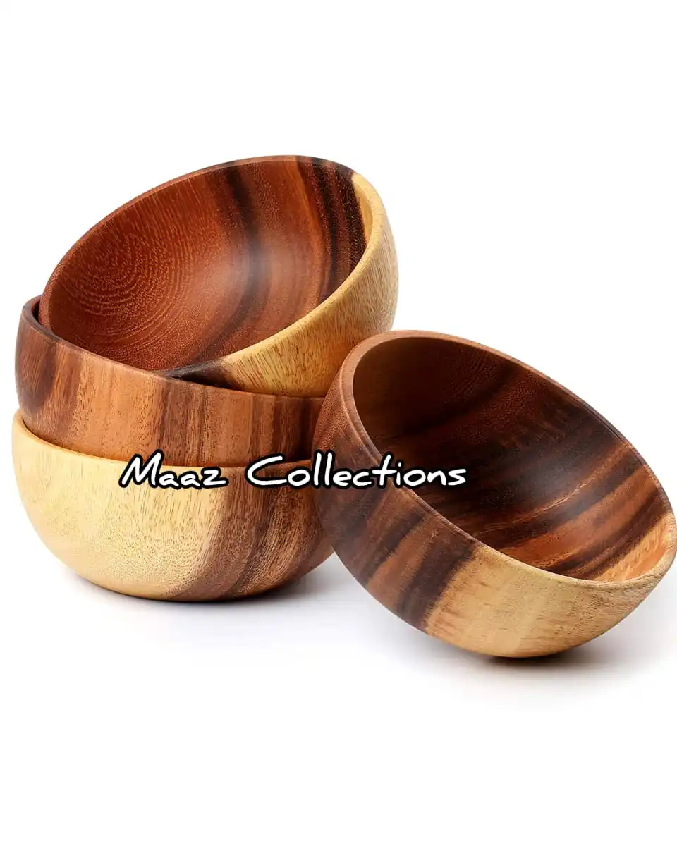 Деревянная миска для салата в стиле манго