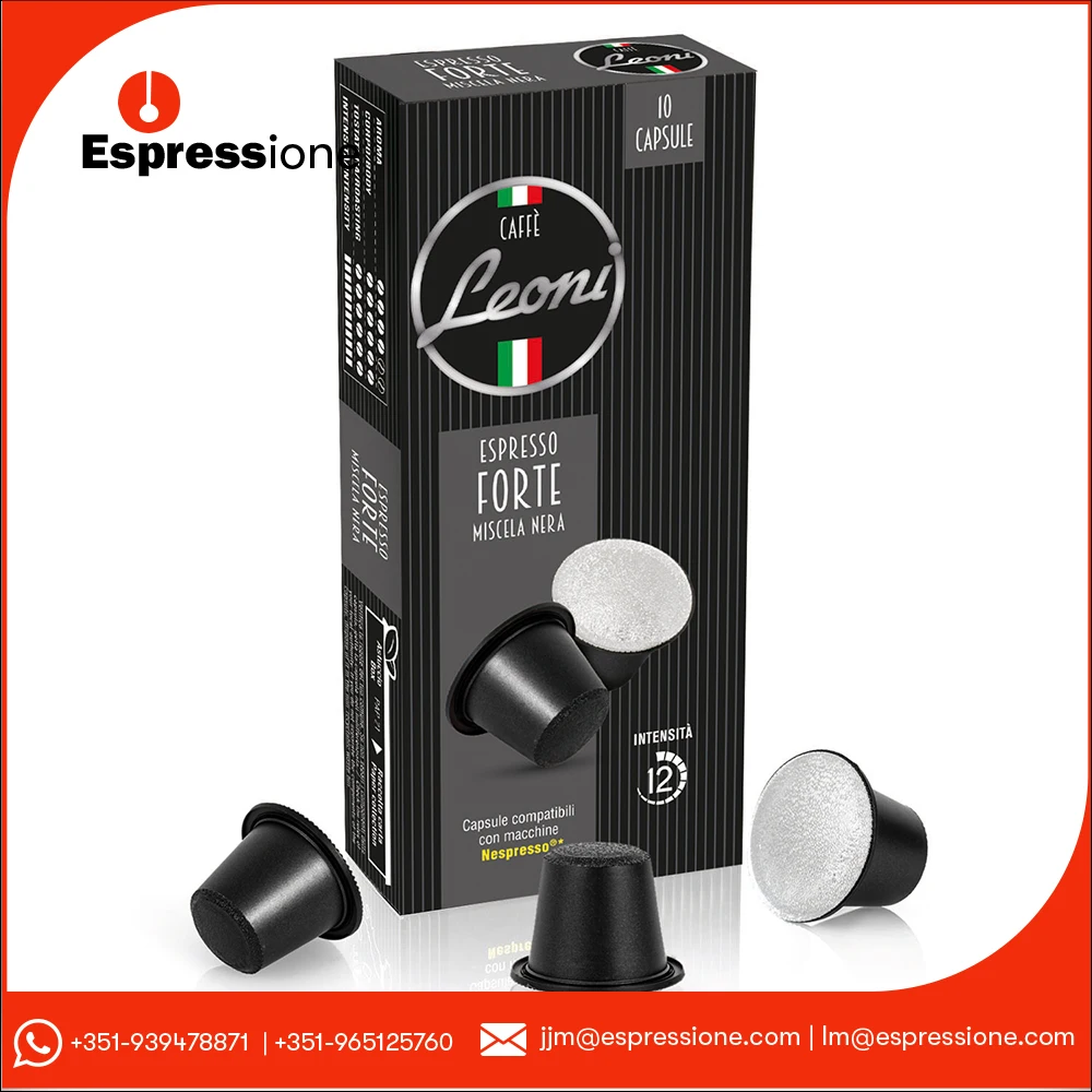 Nespresso Compatible Coffee Capsules LEONI - made in Italy