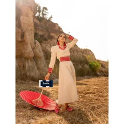 Best Seller Thai Casual Womens Dresses Premium Products Hand Made By Lada Lanna Collection 028 Lee Saw Set