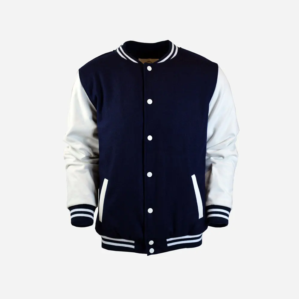 Letterman Versity Jacket  / Custom satin versity jackets / 100% polyester satin bomber jacket