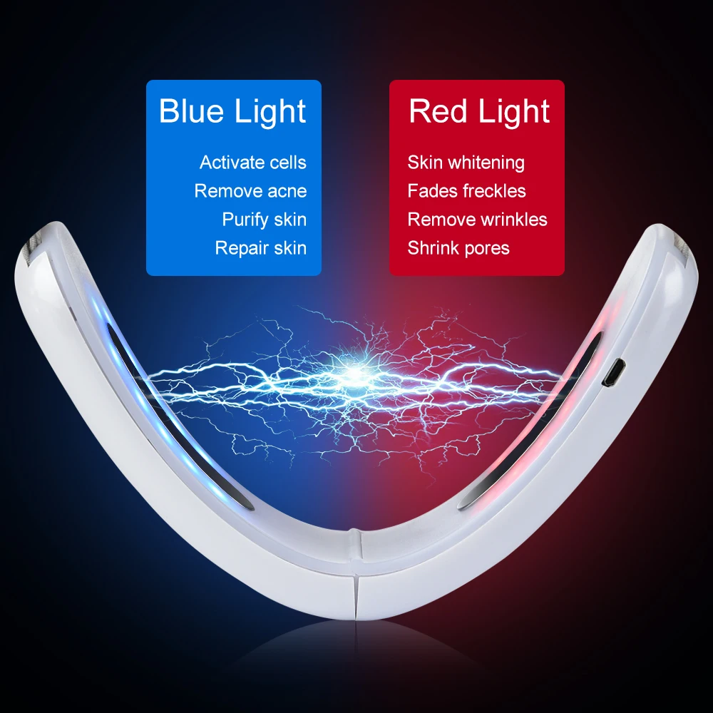  Leyun уход за лицом V-Shape форме благодаря чему создается ощущение невесомости с вибрации всего тела Массажер для лица напылением из LY-V1