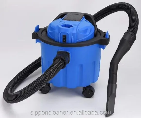 Commercial 10L Plastic Barrel Aspiradora Wet and Dry Vacuum Cleaner Electric Eco-friendly Blue OEM Color Box+ Pvc Bag with Bag