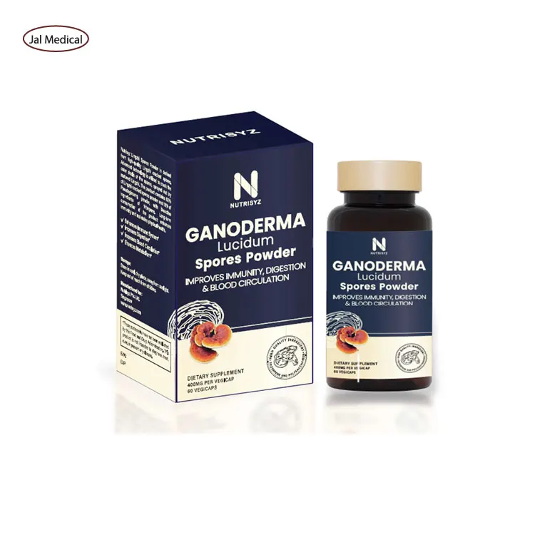 Стандартная Высококачественная лечебная добавка Ganoderma Lucidum, порошковые поры для улучшения кровообращения
