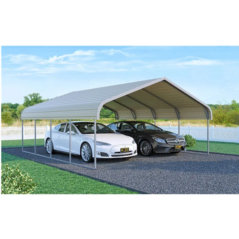 wholesale 10x20  garden shed foldable portable steel metal frame carport canopy outdoor for car parking