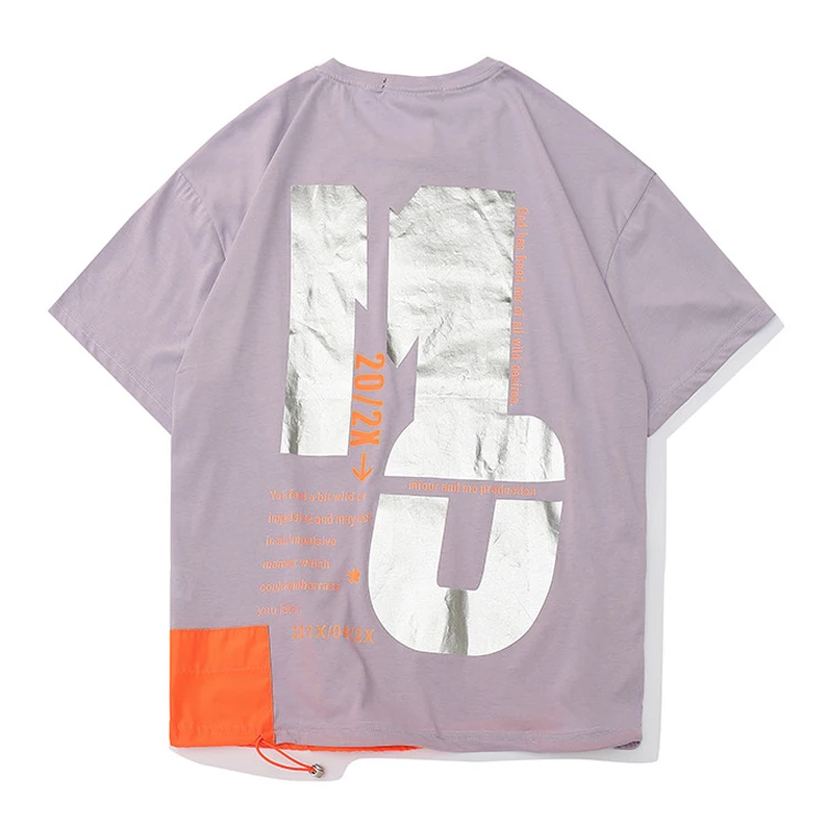 Clothing Factory 100% Cotton White Color Special Printing Custom Logo T Shirt