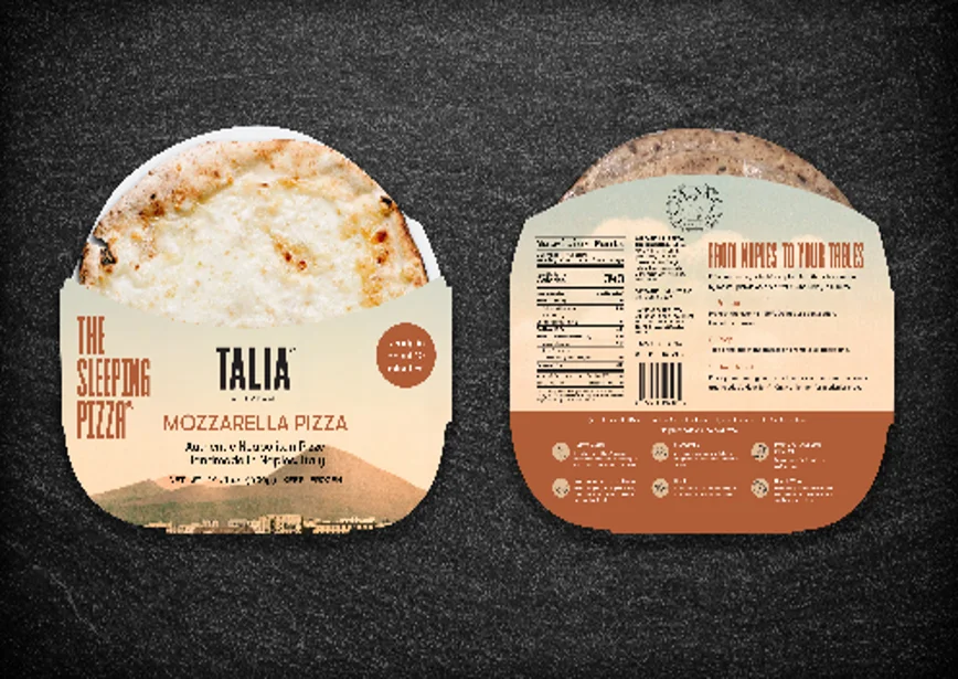 No additives No GMOs Fully Baked Frozen Handmade Mozzarella Pizza100% Natural  No preservatives