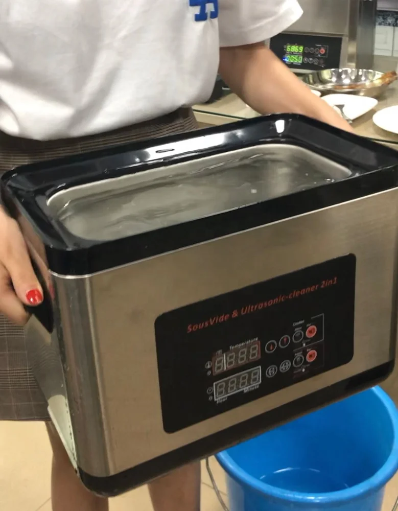 Ультразвуковое устройство для готовки под вакуумом инновационное применение равномерное нагревание приготовление вкусных продуктов лучшее качество 6 л