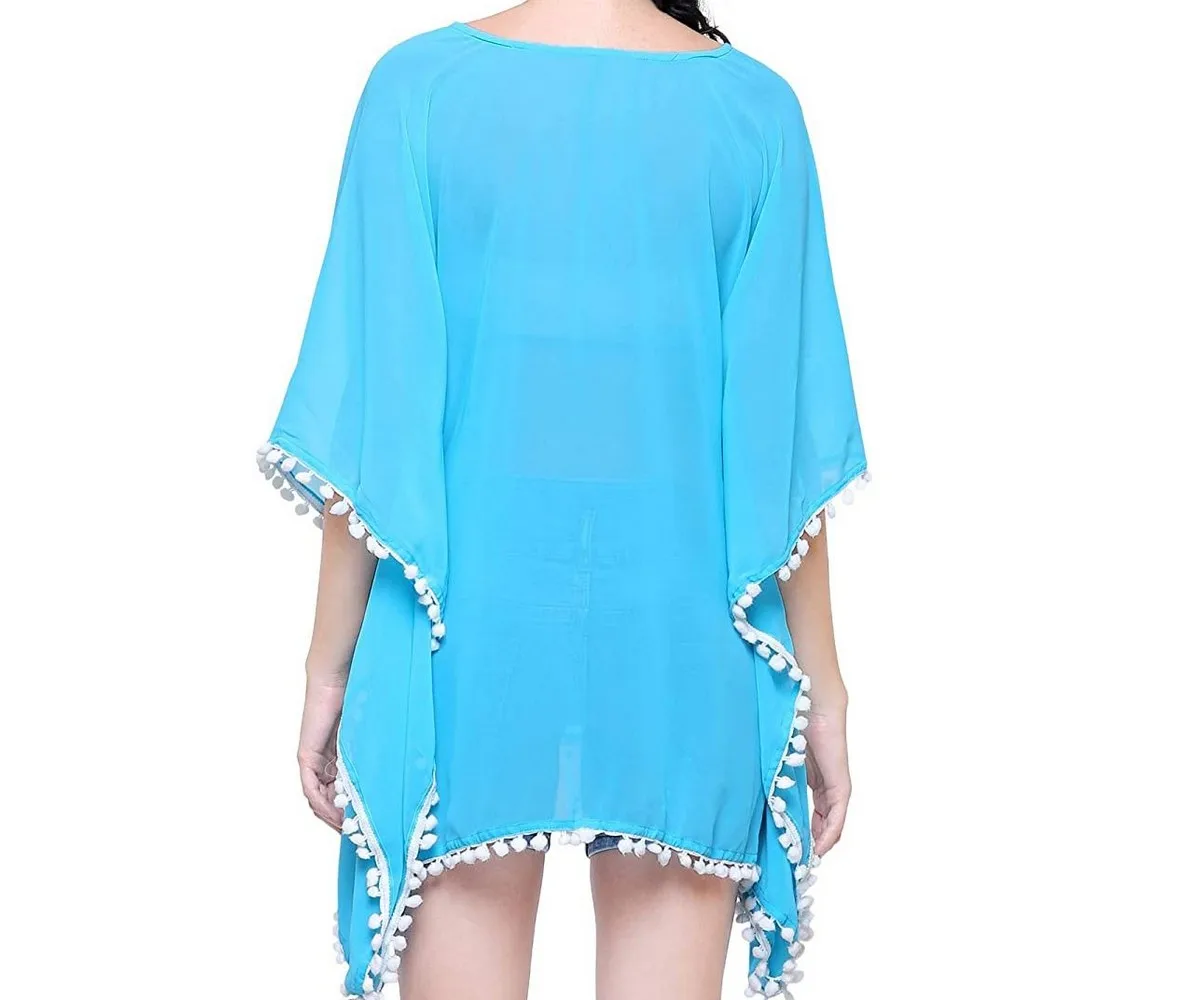 In stock super classic soft Kaftan Top Beach Wear Coverup Dresses for Women