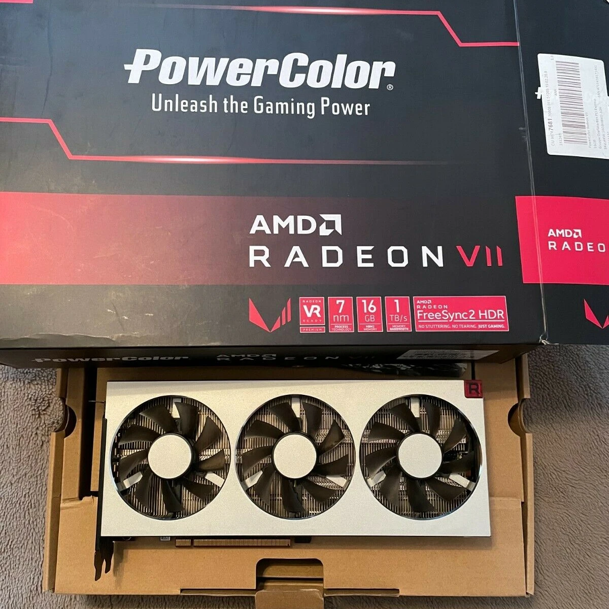 
READY TO SHIP BUY 5 GET 2 FREE PowerColor AMD Radeon VII 7 PC 16GB (1A1-G00313700G) Graphics Card FAST SHIPPING 